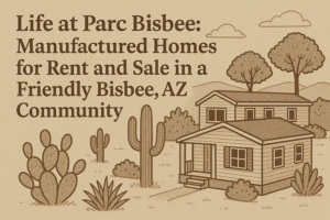 Discover life at Parc Bisbee, a welcoming mobile home community offering manufactured homes for rent in Bisbee AZ. Enjoy pet-friendly spaces and long-term living.